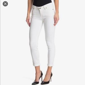 PAIGE Kylie Crop White Jeans